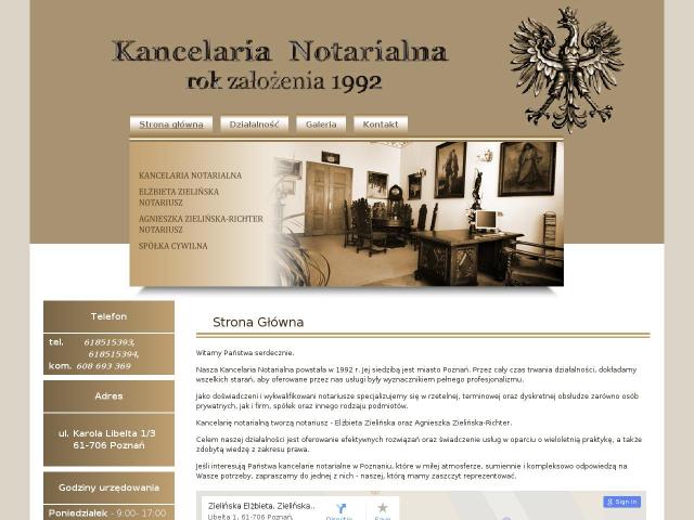 Kancelaria Notarialna Zielińska Elżbieta, Zielińska-Richter Agnieszka.