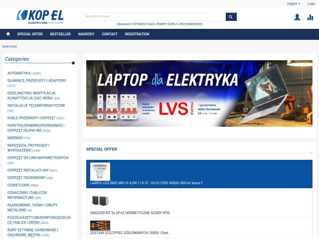 Hurtownie Elektryczne Kopel Sp. z o.o. Online